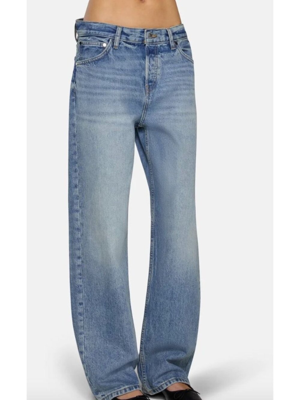 EB DENIM Mid Rise Baggy Luca Jeans Size 28